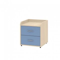 Детская ДЕЛЬТА (модульная) Дуб молочный/Голубой | фото 14