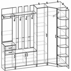 Стенка для прихожей Горизонт | фото 4