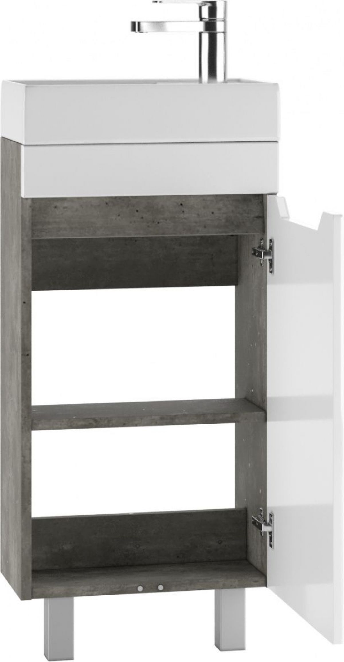 Тумба под умывальник "Енисей 40" Мечта без ящика Бетон АЙСБЕРГ (DM2330T) | фото 4