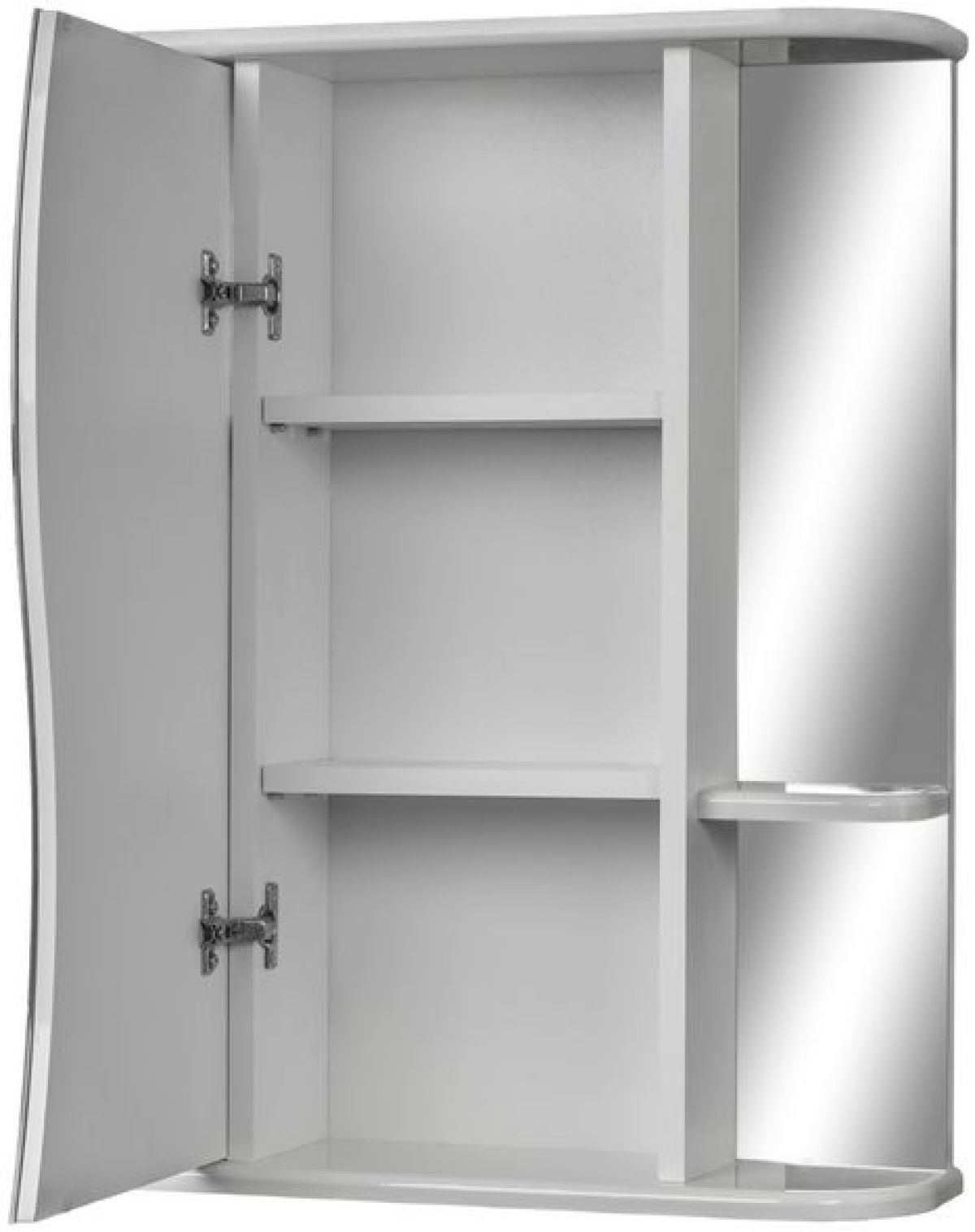 Шкаф-зеркало Волна 2-55 левый АЙСБЕРГ (DA1038HZ) | фото 2