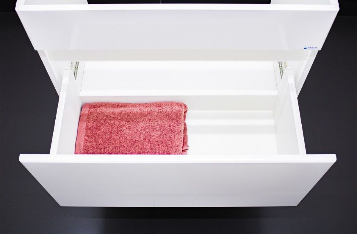 Тумба подвесная под умывальник "Фостер 70/Maria 70" Классик с одним ящиком В1 Айсберг (DA3010T) | фото 6