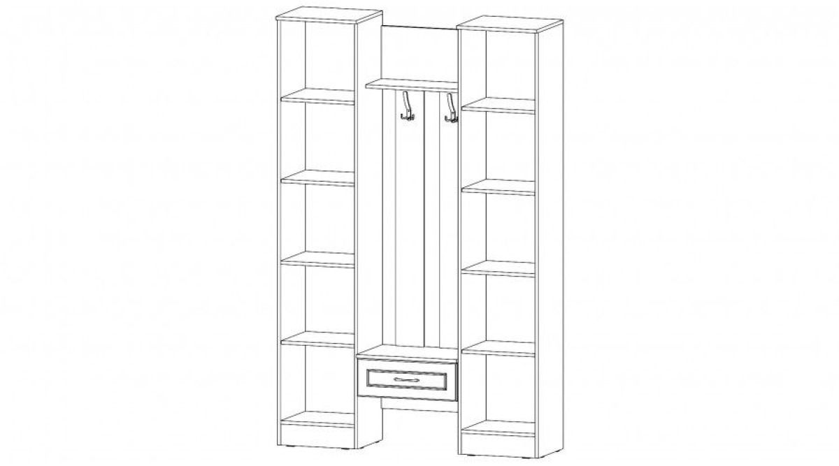 ЛИБЕРТИ Прихожая МДФ (Трюфель) | фото 2