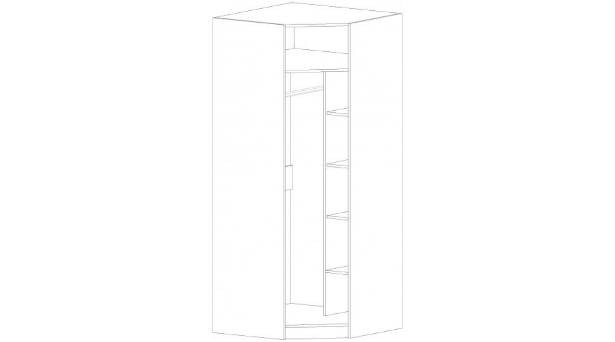 ДИАНА Шкаф угловой | фото 2