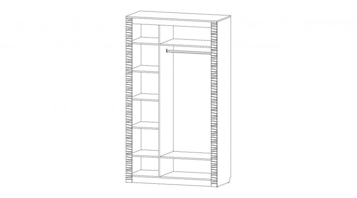 РИВЬЕРА Шкаф 3-х створчатый | фото 2