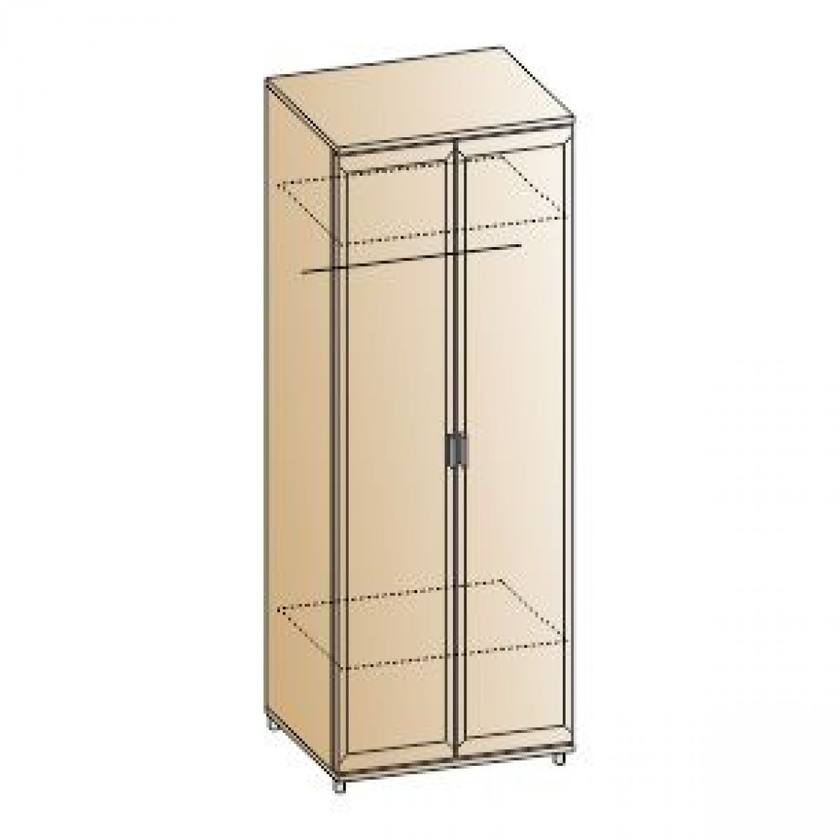 Спальня Мелисса композиция 2 (Гикори Джексон светлый) | фото 4