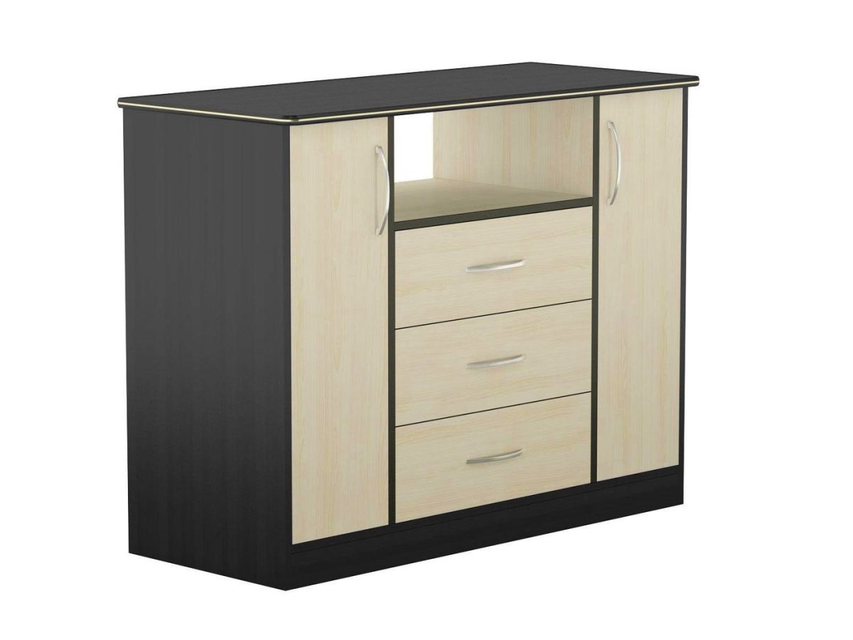 Комод Универсальный Дуэт Люкс (Венге/Млечный дуб) Эко | фото 2