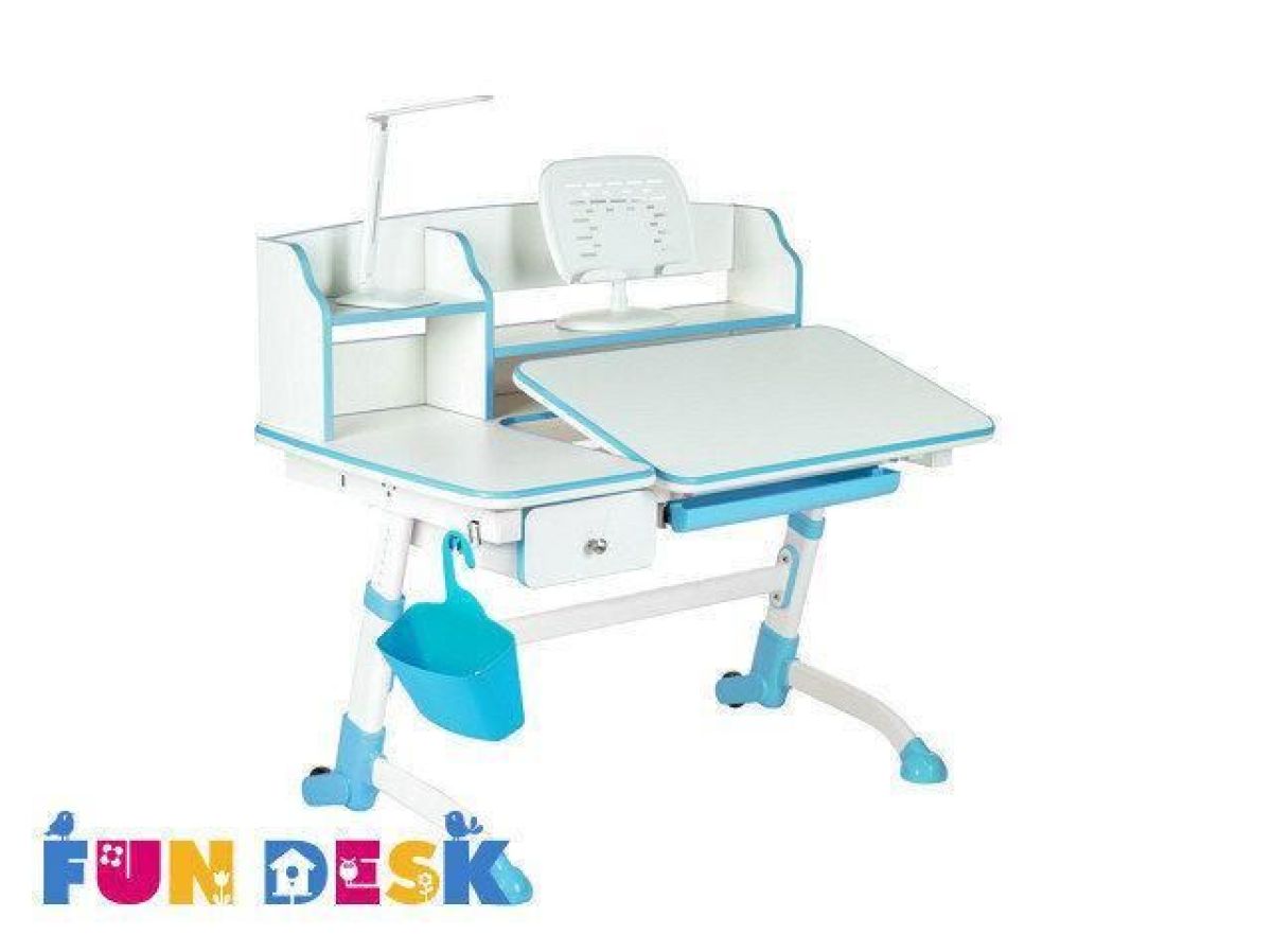 Парта-трансофрмер Amare II Blue + ящик + SST3 Blue | фото 2