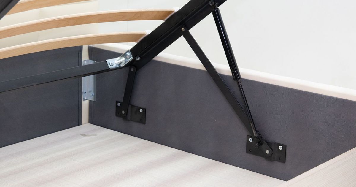 Кровать двойная Хлоя 180 + ортопед + ПМ + дно (арт. Пегасо крем к/з (сливочный)) | фото 4