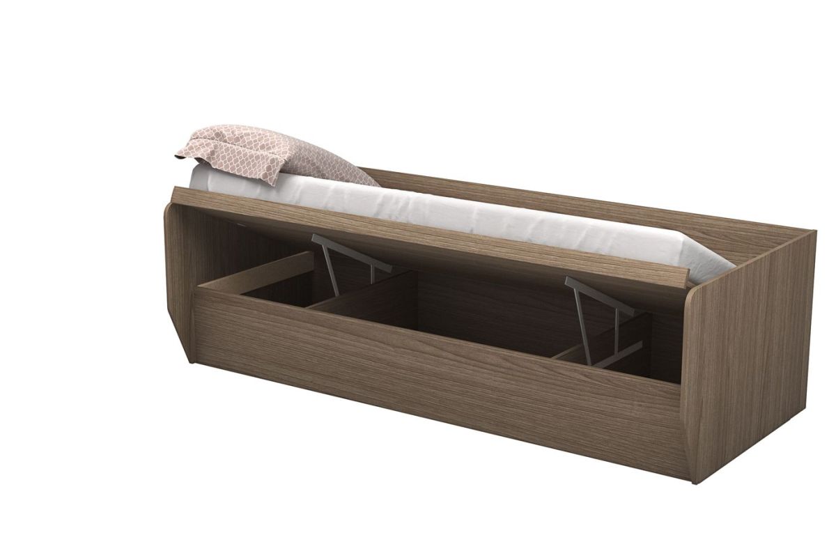 Кровать Зефир 1 с ПМ (Дуб Крафт белый) | фото 3