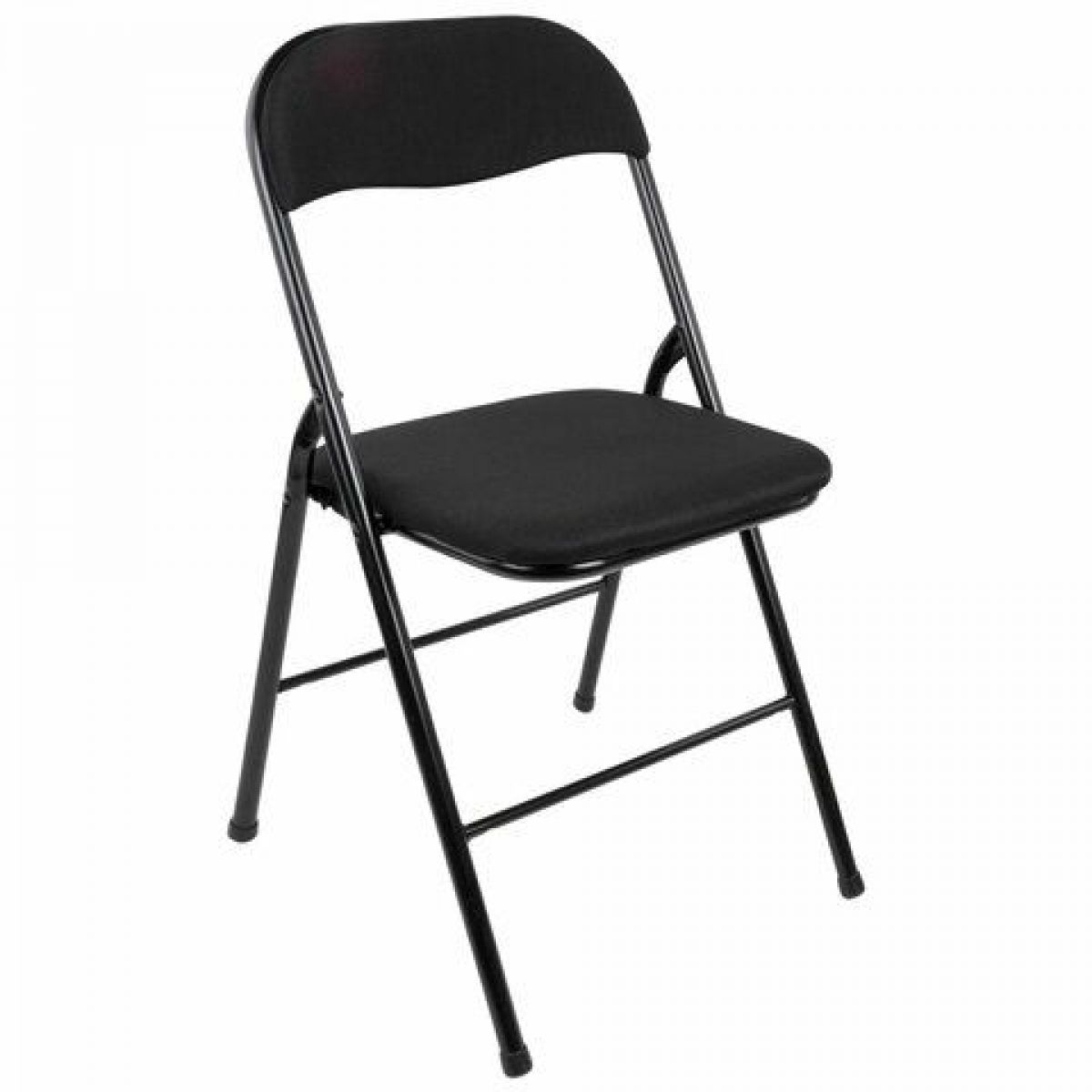 Стул складной BRABIX "Golf CF-007", чёрный каркас, чёрная ткань, 532892 | фото 2