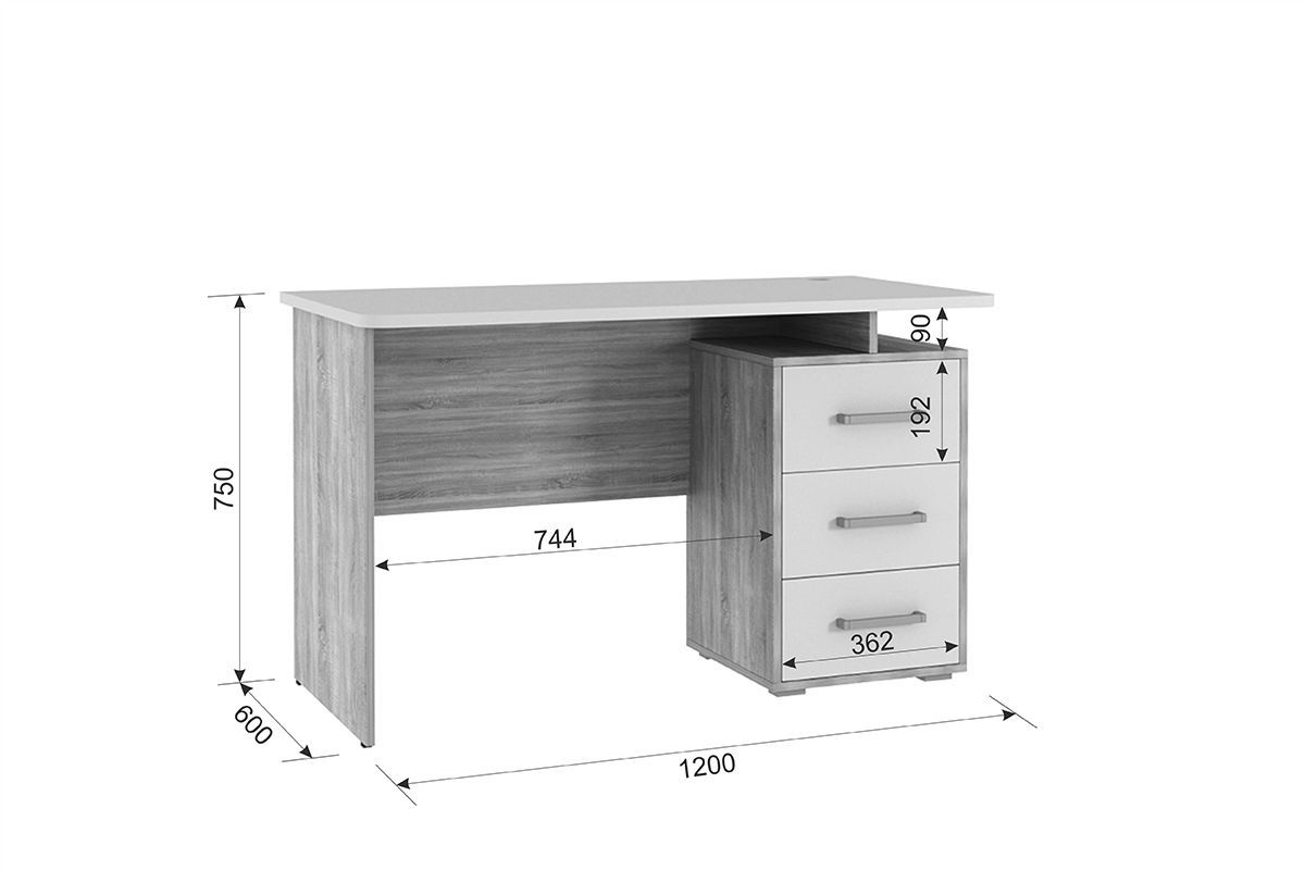 ЛАЙТ 2 Стол компьютерный (1200) | фото 2