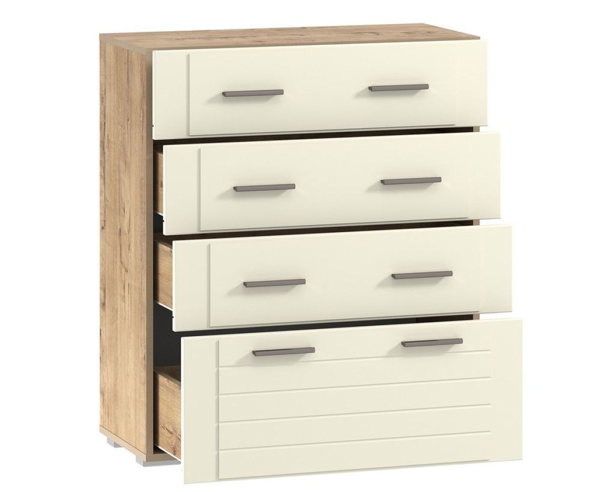 Спальня Livorno Комод НМ 040.46 Х (Софт Панакота/Дуб Бунратти) | фото 2