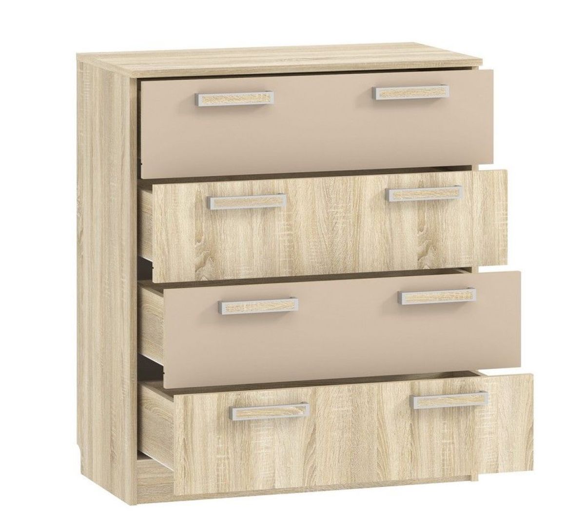 Детская Акварель Комод НМ 013.71-01 М (Капучино/Дуб Сонома) | фото 2