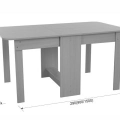 Стол-книжка раскладной ПВХ (дуб Сонома) | фото 2