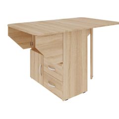 Стол-тумба раскладной (дуб Сонома) | фото 3