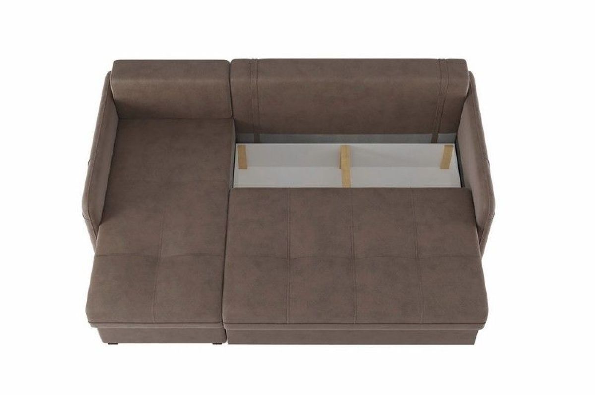 Диван-кровать угловой "SMART" 1 2Т-1Пф/1Пф-2Т (Kongo brown) | фото 3
