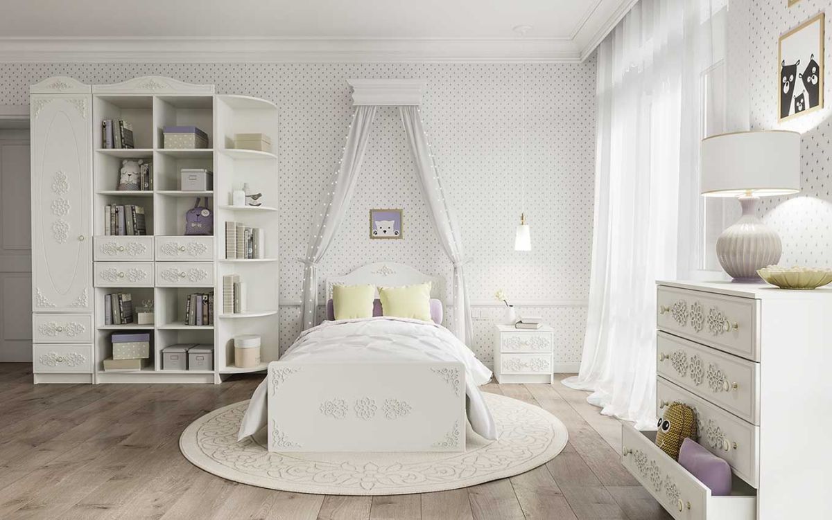 KI-KI ТД400.1 Тумба (белый/белое дерево) | фото 4