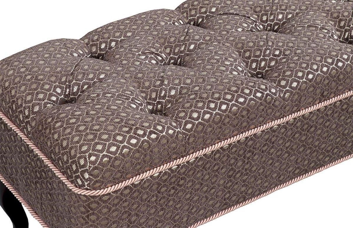 Банкетка №15 (Вариант-5) Паола коричневый ромб/Орех светлый | фото 2