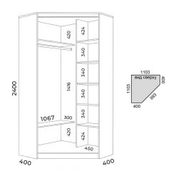 Шкаф-купе ХИТ-У-24-4-11 | фото 3