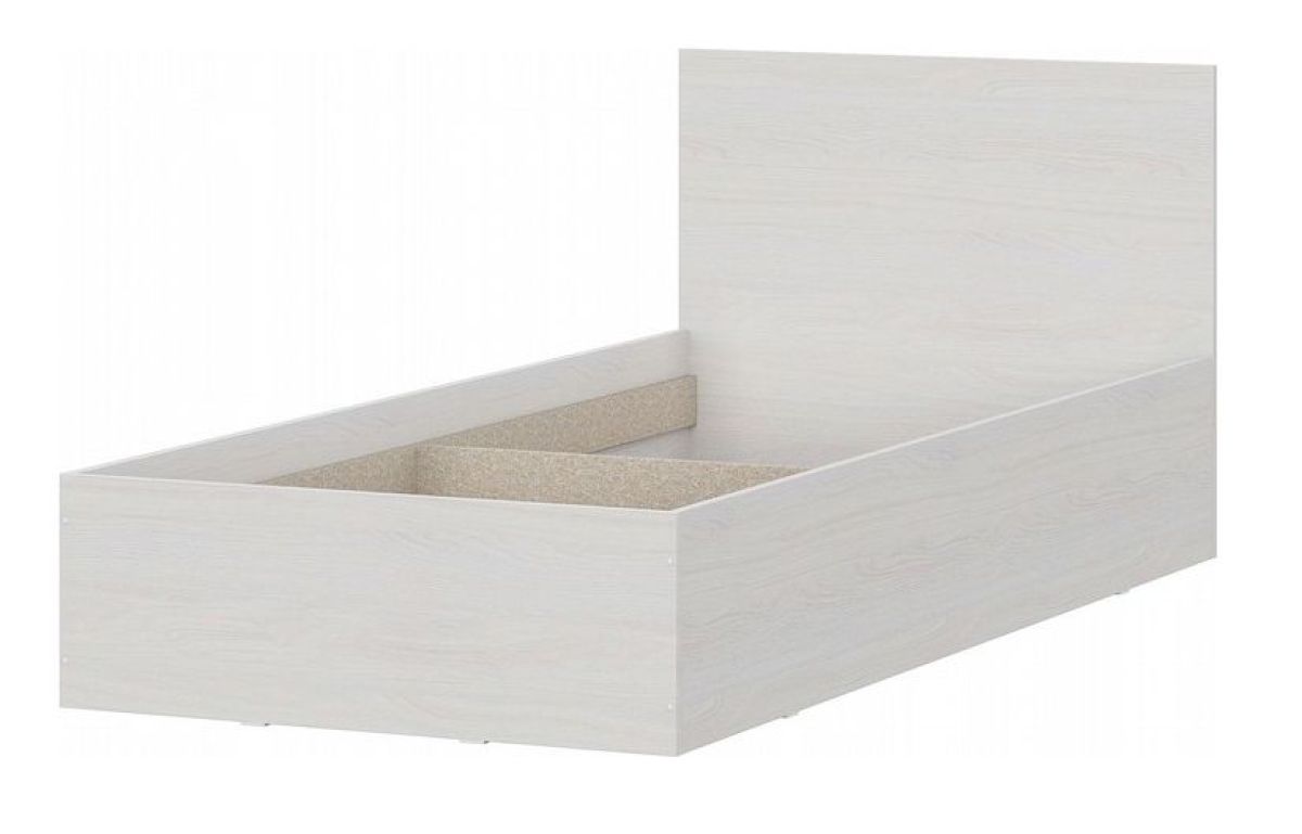 Кровать одинарная 0.9 МСП-1 + основание Лайт (Ясень Анкор светлый) | фото 2