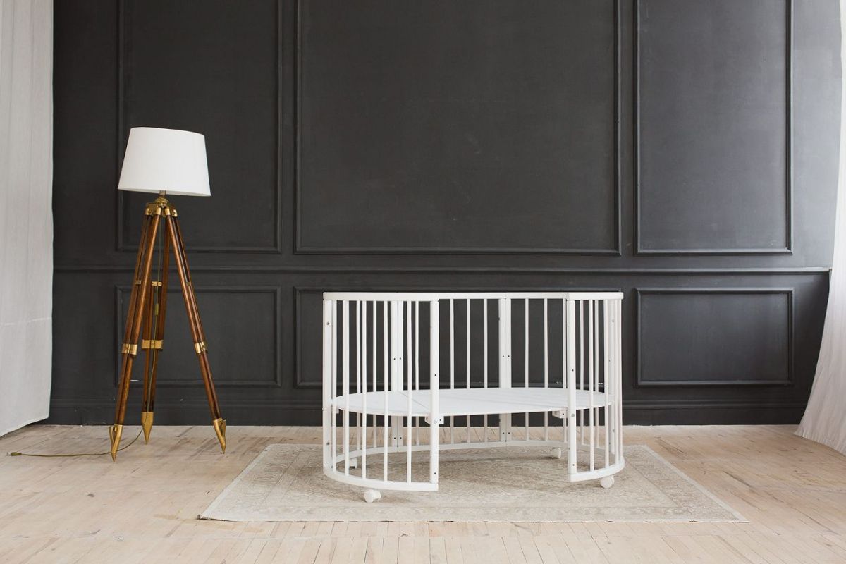 Кроватка-трансформер Classic 6в1 + маятник + комплект матрасов (белая матовая) | фото 10