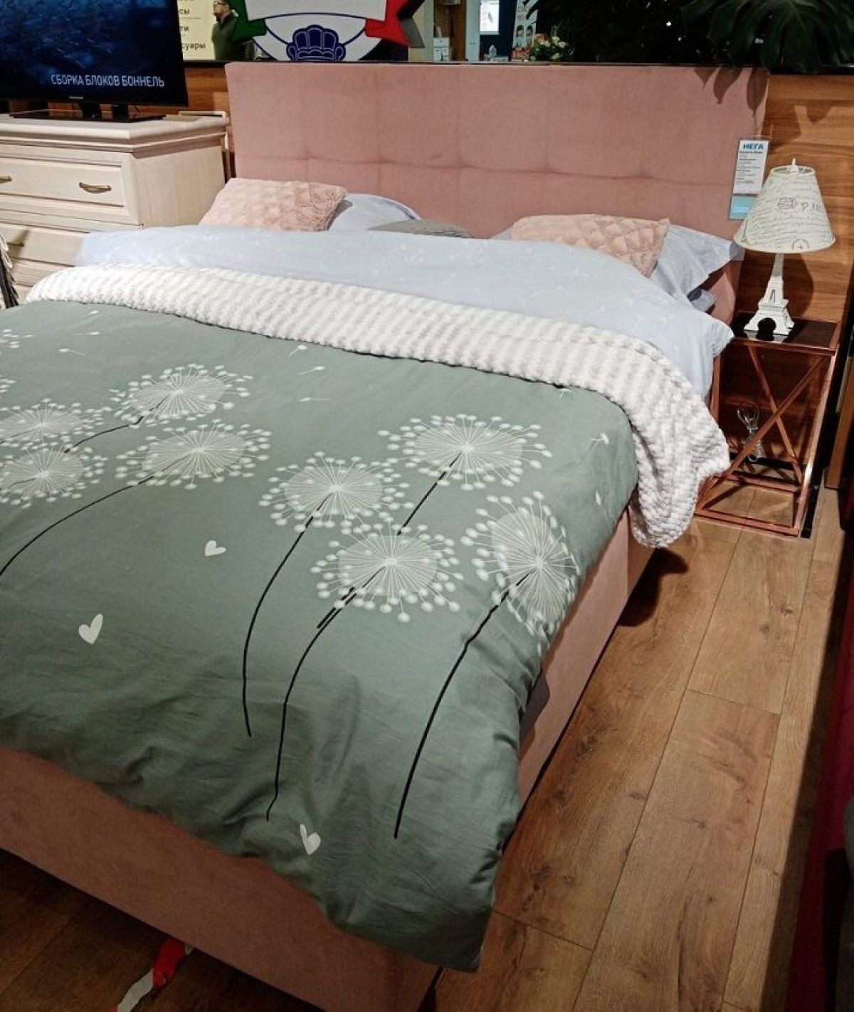 Интерьерная кровать Сириус с П/М (1600) | фото 7