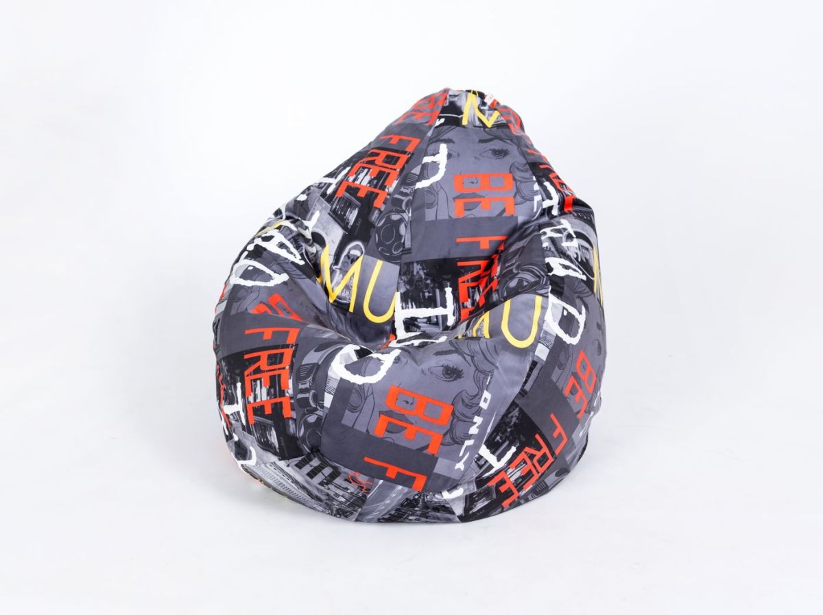 Кресло-мешок Груша Малое (700*900) Серия велюр "Принт" | фото 10