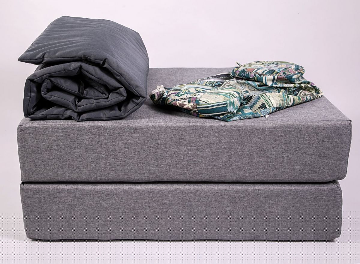 Кресло-кровать-пуф бескаркасное Прайм (Бежевый песочный) | фото 5