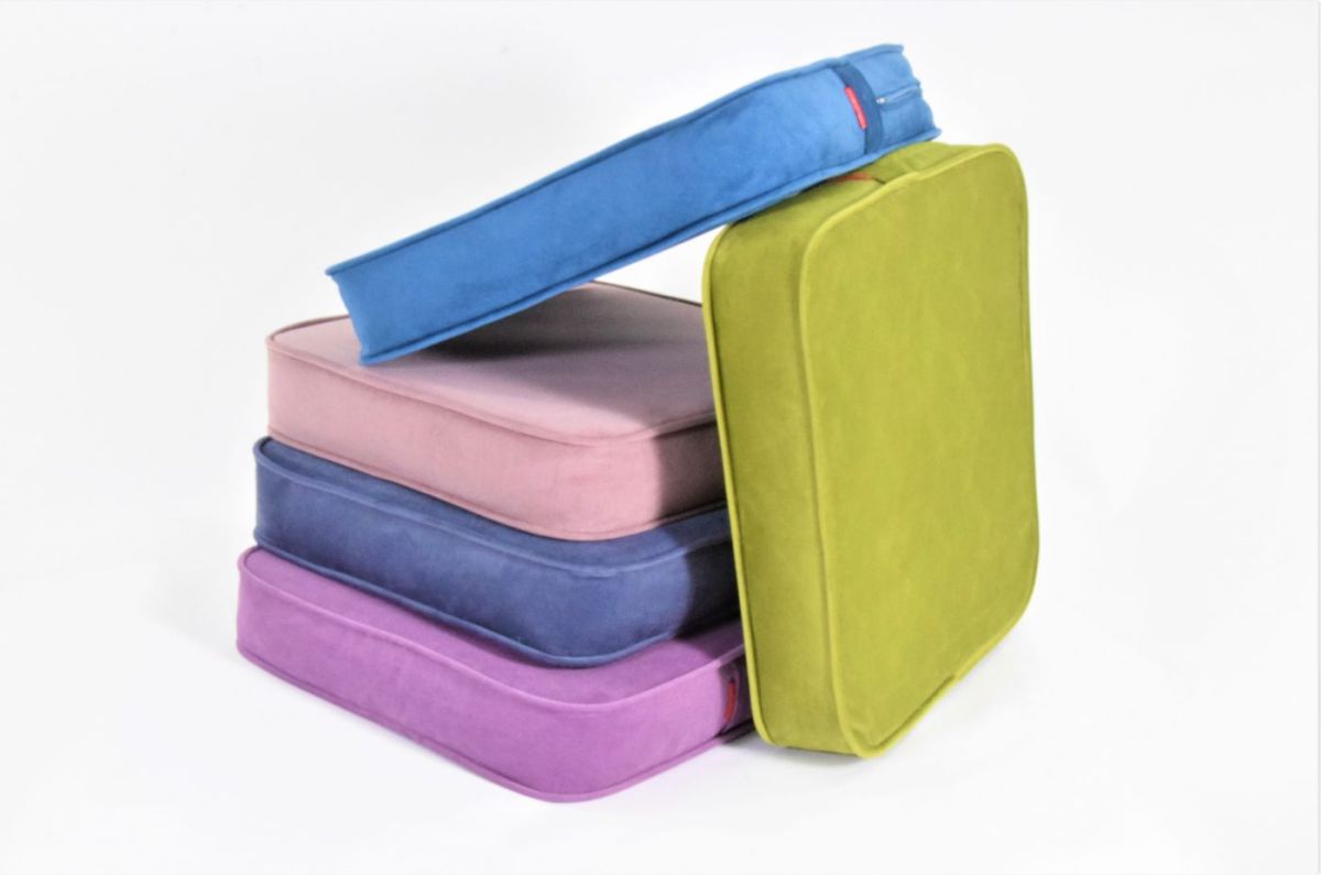 Пуф-подушка бескаркасный Моби (Велюр) 50*50 | фото 6