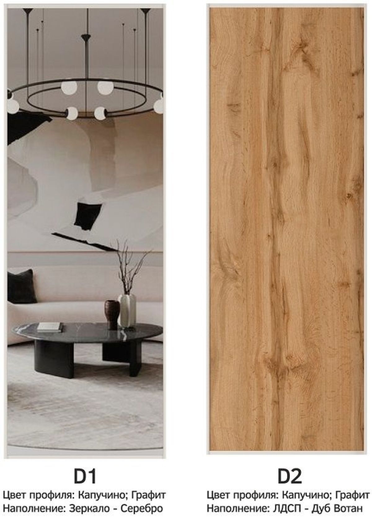 Шкаф-купе 2400 серии SOFT D5+D5+D5+B22+PL4 (по 2 ящика лев/прав+2штанги) профиль «Графит» | фото 7