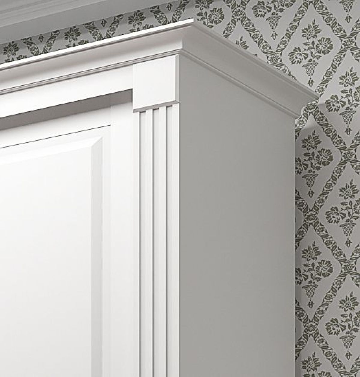 Шкаф-купе 1700 серии NEW CLASSIC K2+K2+B2+PL2(2 ящика+1 штанга+1 полка) профиль «Капучино» | фото 5