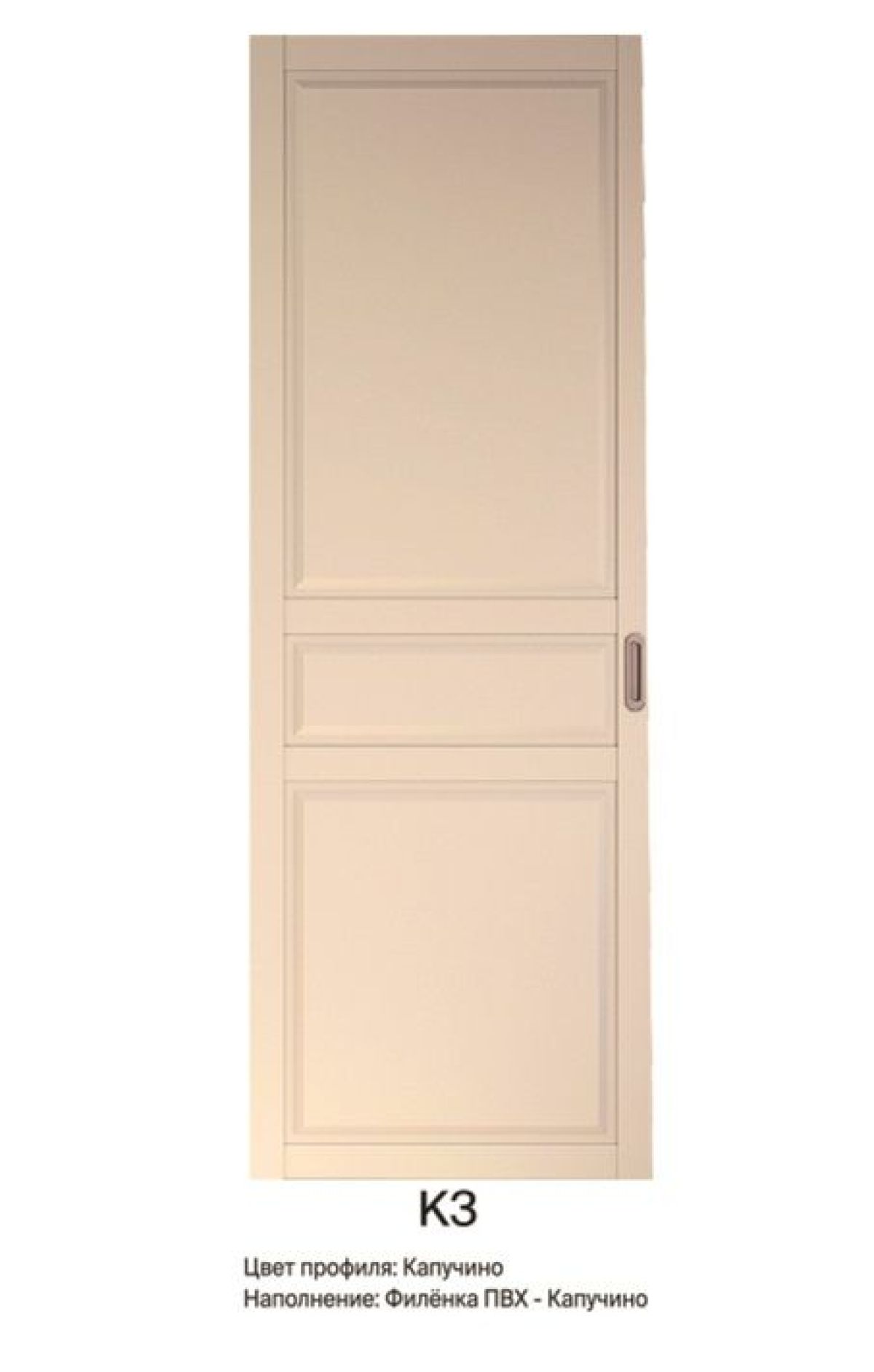 Шкаф-купе 1500 серии NEW CLASSIC K4+K4+B2+PL4 (2 ящика+F обр. штанга) профиль «Капучино» | фото 11