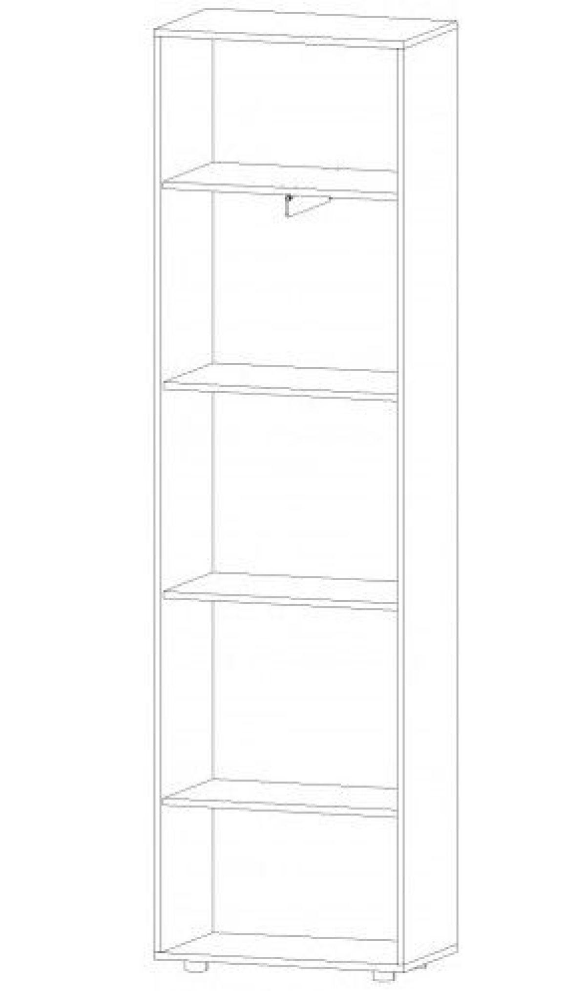 ИНФИНИТИ Прихожая Шкаф-пенал (ясень шимо комб.) | фото 2