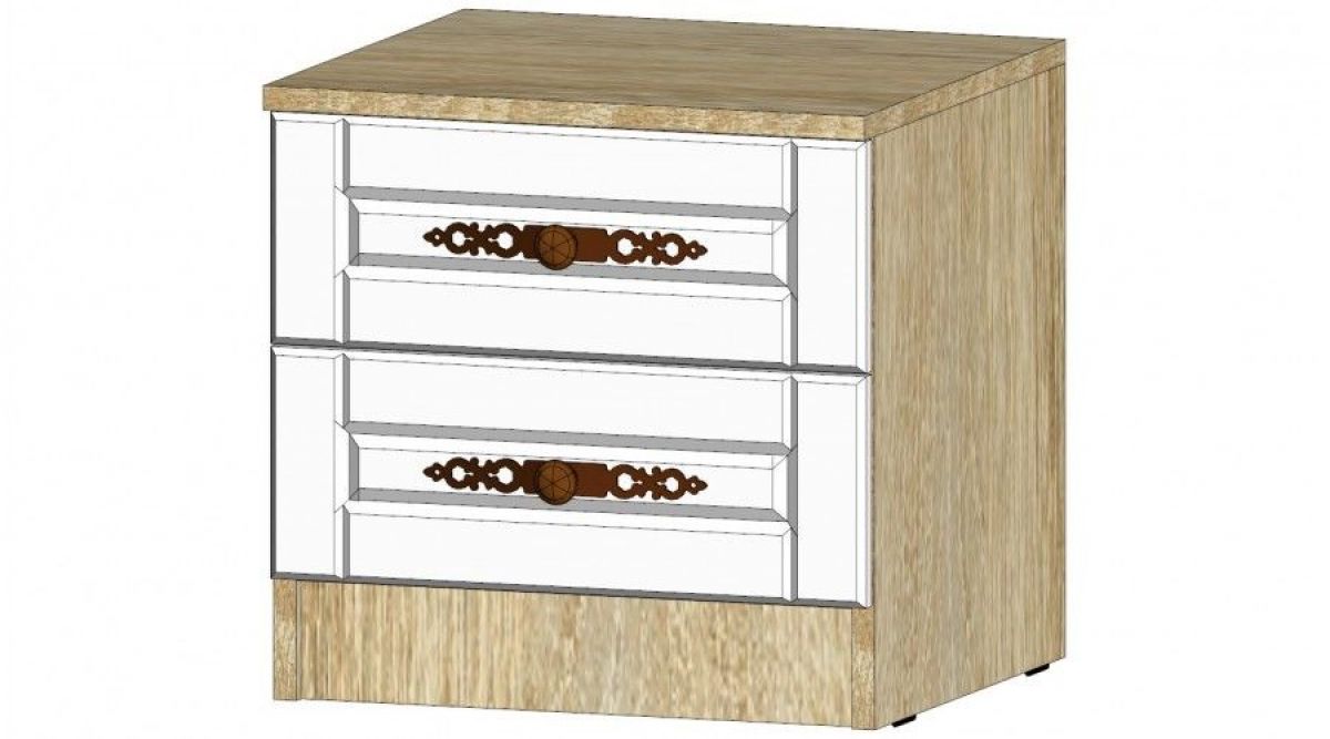 ВИКТОРИЯ Спальный гарнитур (модульный) сонома/белое дерево | фото 2