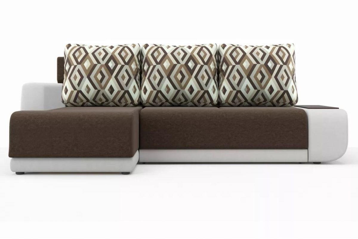 Диван угловой Соло (ЛЕВЫЙ) Velvet lux 7/Ethnos 02 | фото 2