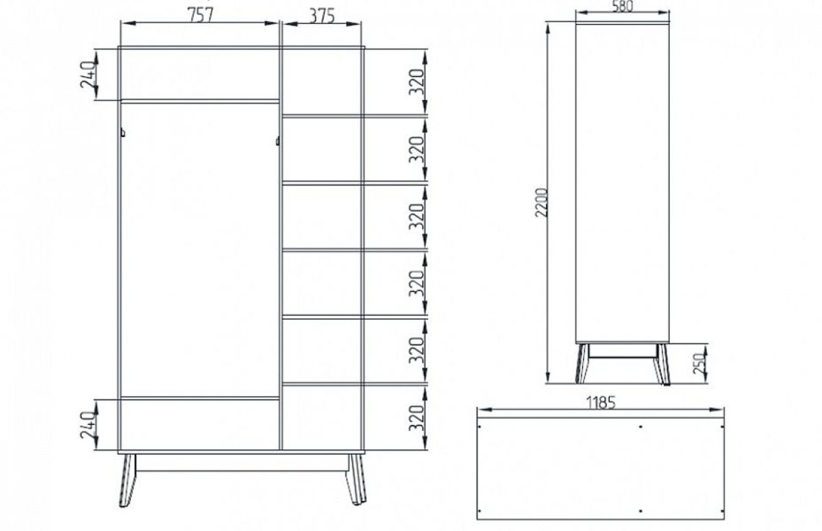 КАЛГАРИ МС Спальный гарнитур | фото 17