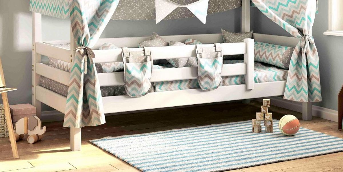 СОНЯ Кровать с надстройкой домик (белая) | фото 3