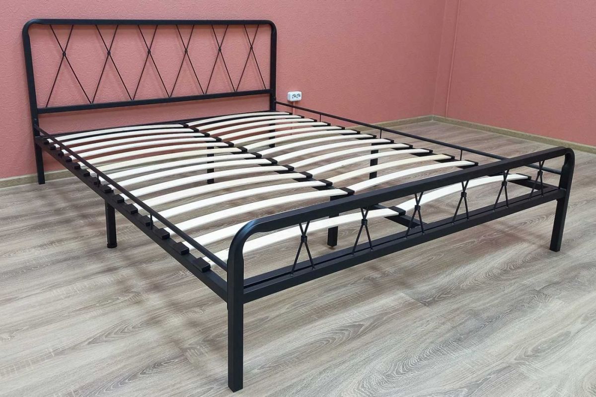 Кровать "Клэр" КМД18 Черная (900*2000) (ножки-черные) | фото 3