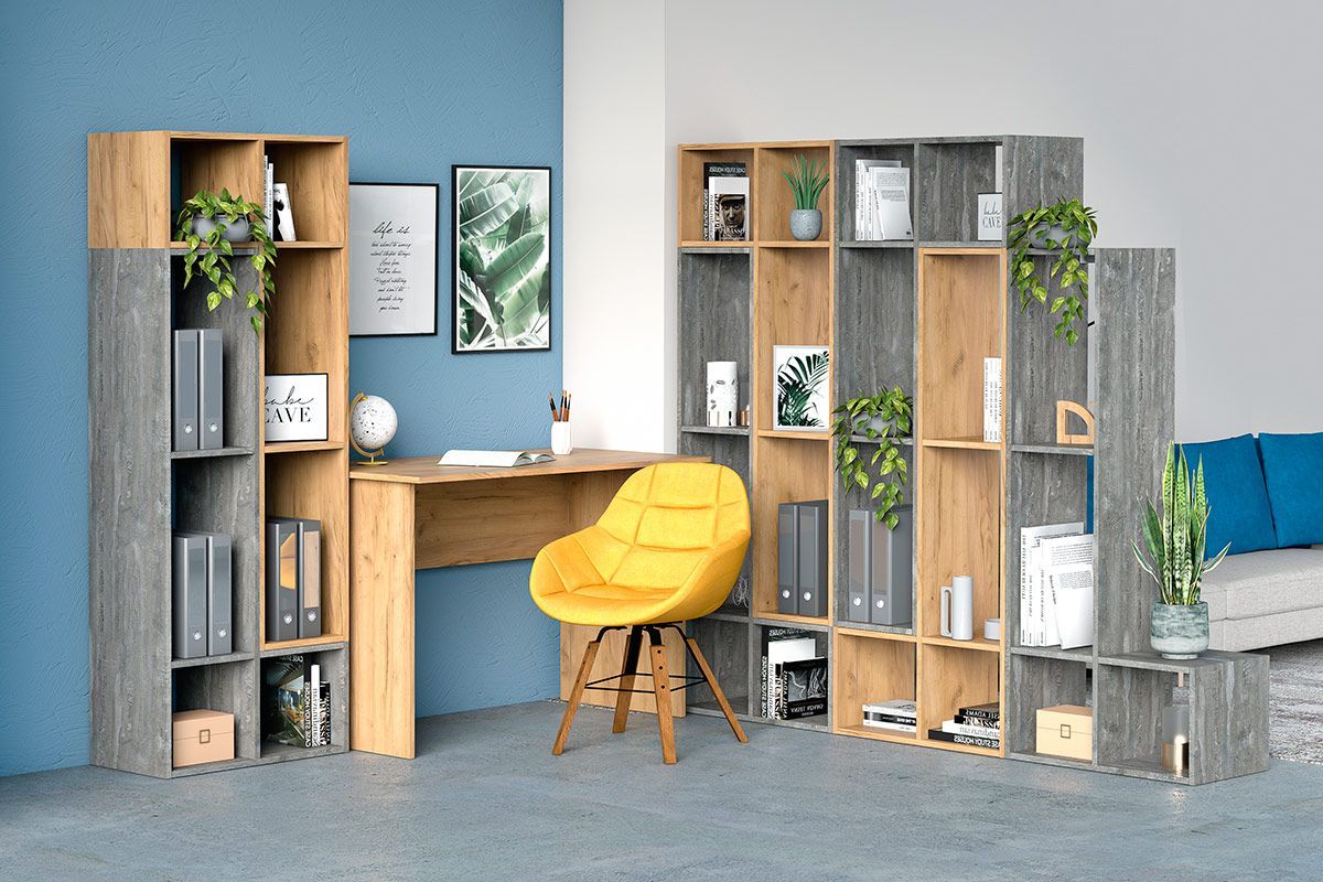 Стеллаж универсальный (ЛДСП камень темный) | фото 3