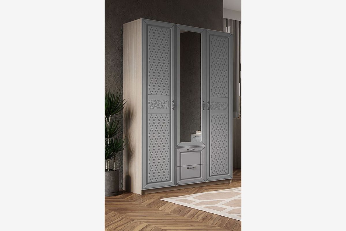 Модульная Спальня Париж (ясень шимо свет/серый софт премиум) | фото 9