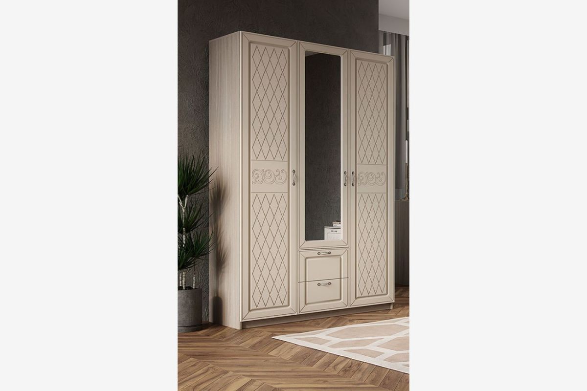 Модульная Спальня Париж (ясень шимо свет/силк-тирамису) | фото 10