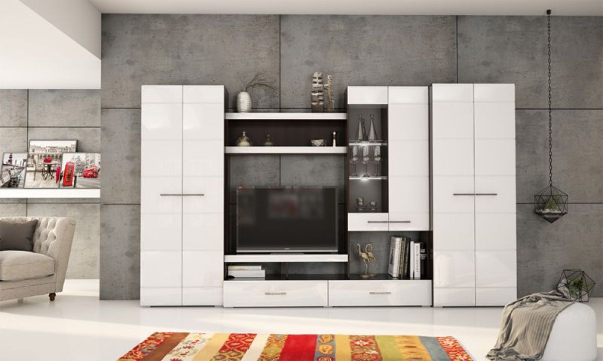 Фиеста №15 Комод с 6ю ящ (Венге/Белый глянец) | фото 2