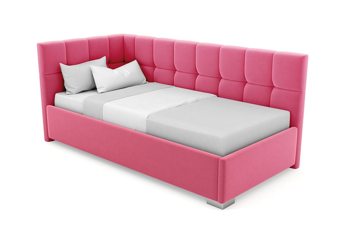 Кровать угловая Мия интерьерная +основание (90х200) | фото 12