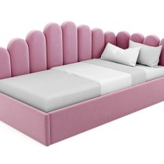 Кровать угловая Лилу интерьерная +основание (80х200) | фото 6