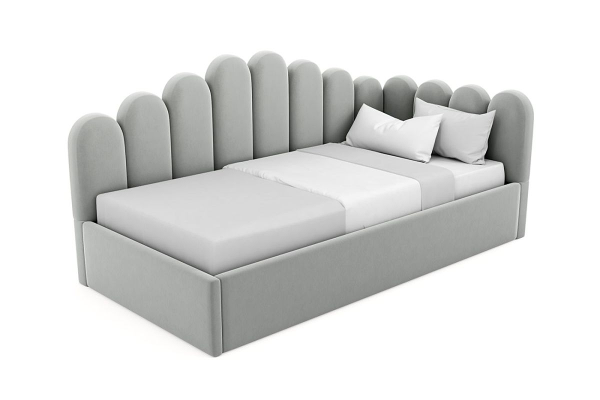 Кровать угловая Лилу интерьерная +основание (90х200) | фото 8