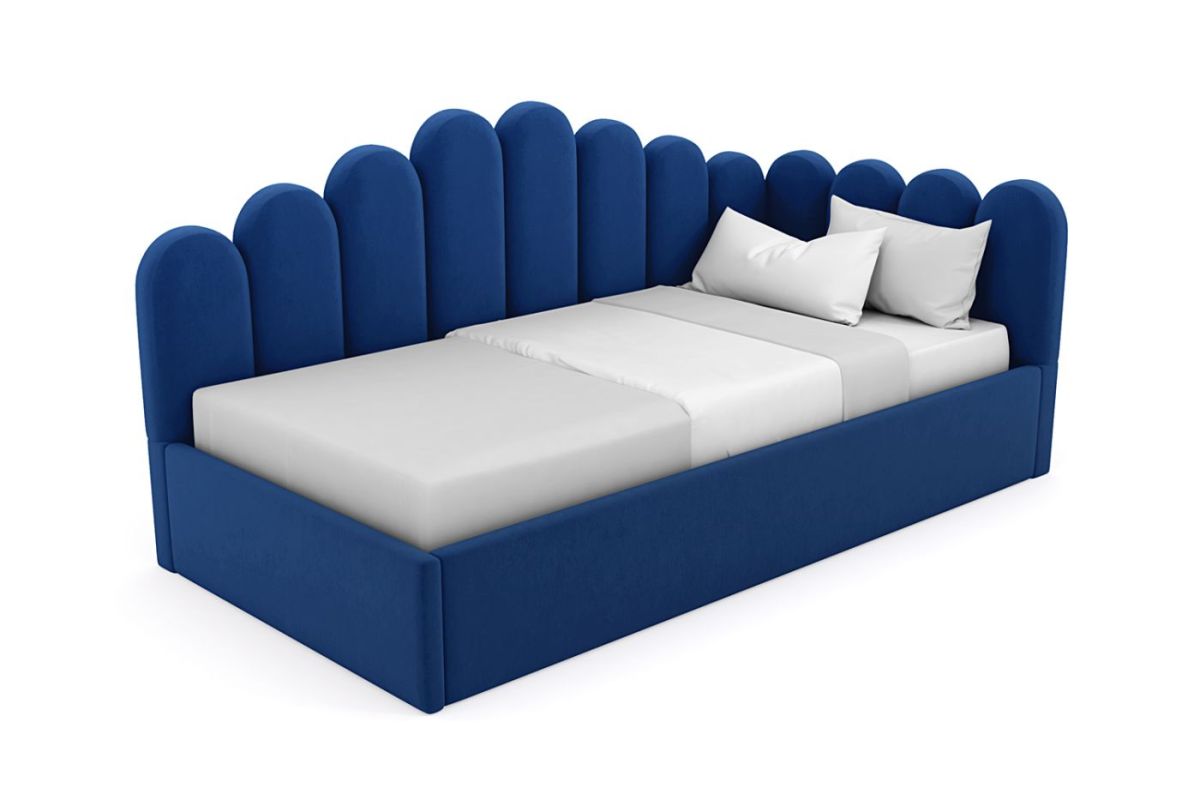 Кровать угловая Лилу интерьерная +основание (90х200) | фото 16