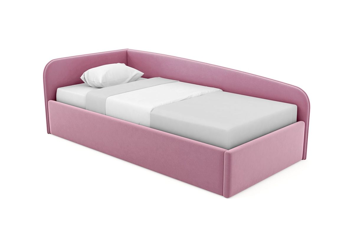 Кровать угловая Лэсли интерьерная +основание (90х200) | фото 6