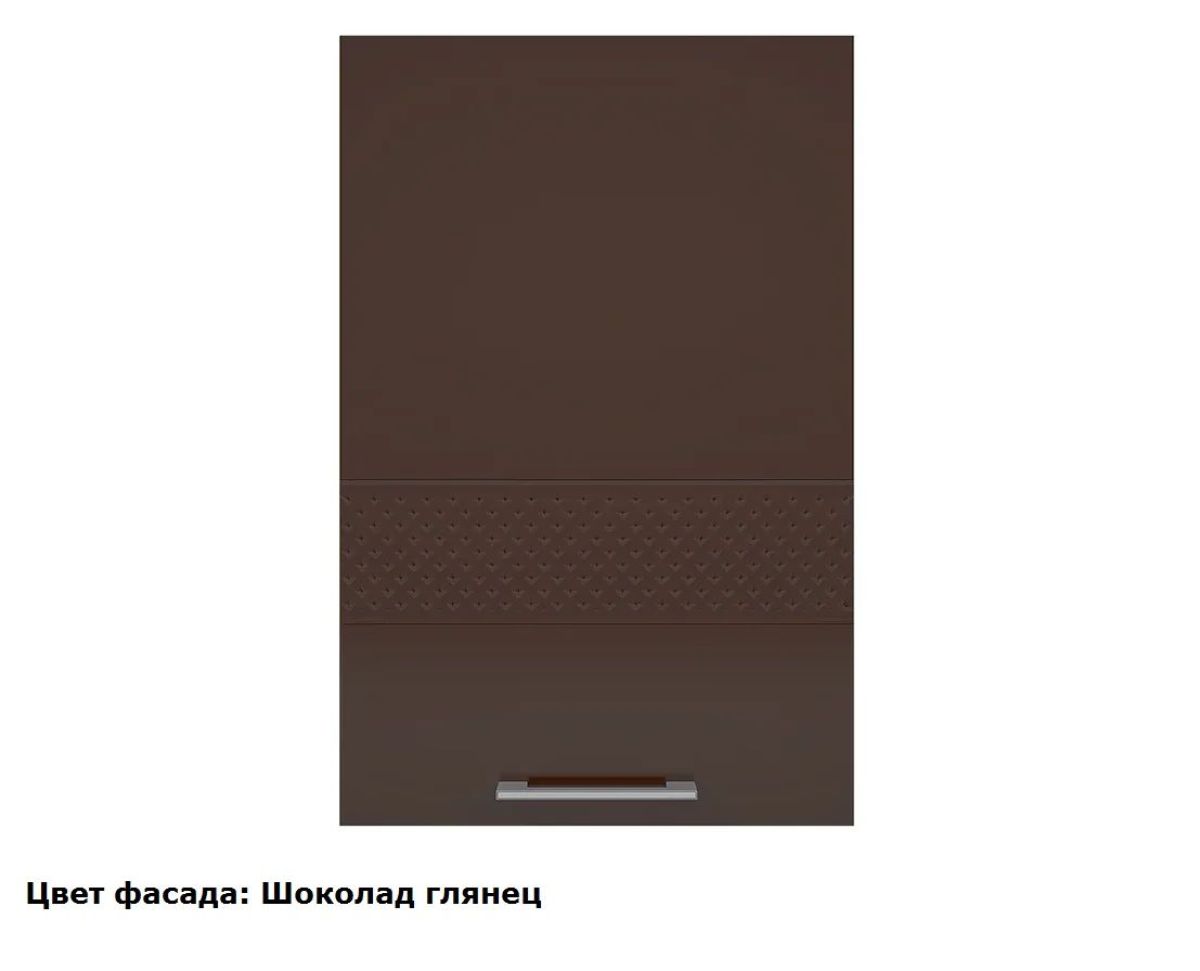 Кухонный гарнитур Люкс 1800 Ваниль глянец/Шоколад глянец (модульный) Горизонт | фото 6