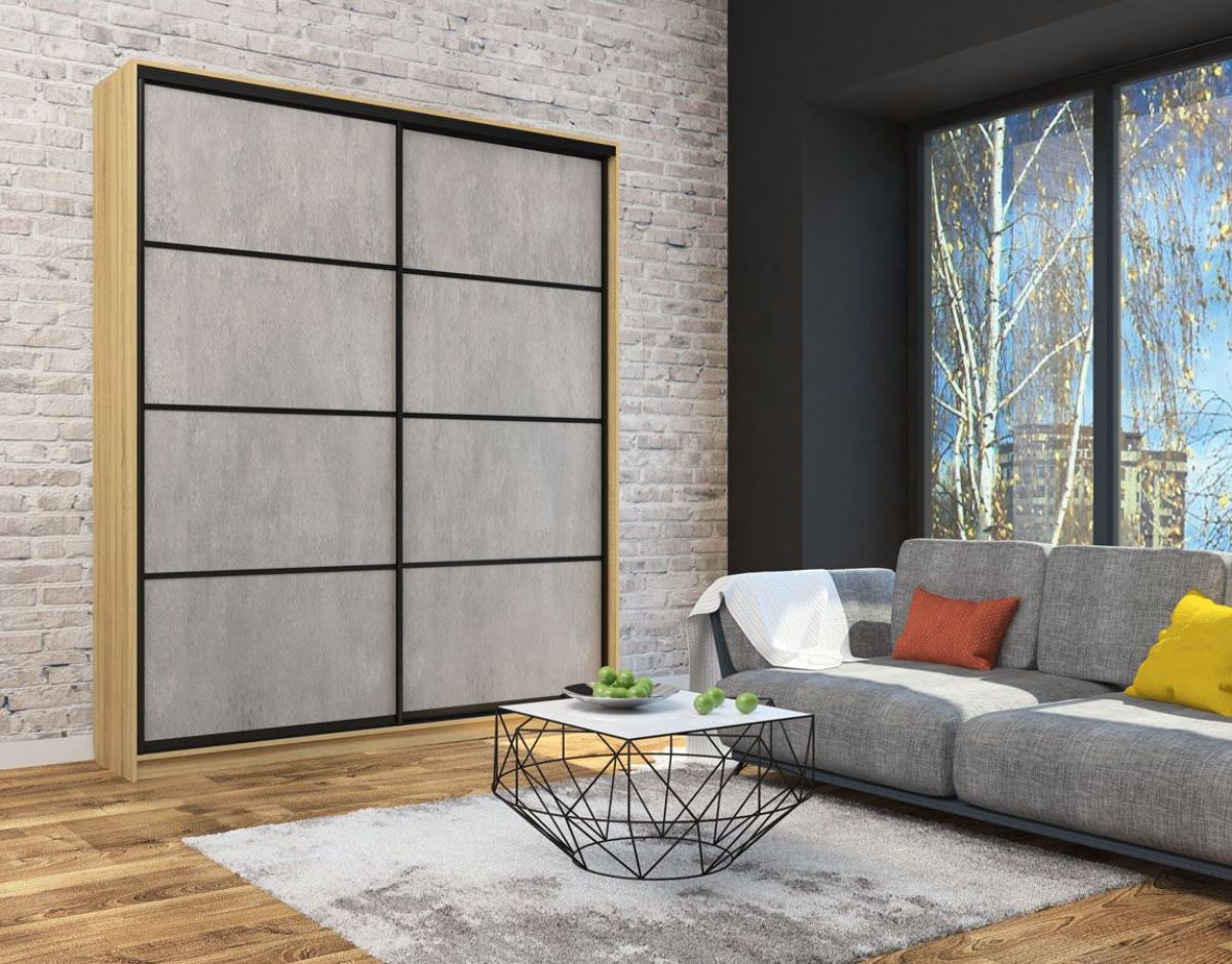 Шкаф-купе Лофт 2000 Шк20-60 (Дуб Сонома) | фото 14