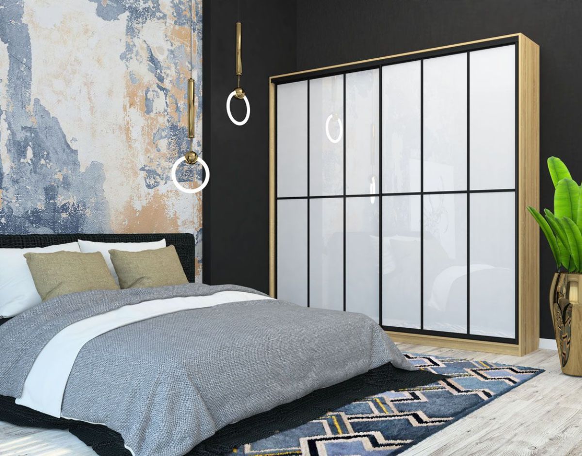 Шкаф-купе Лофт 2400 Шк24-47 (Дуб Сонома) | фото 13